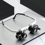 Occhiali ingranditori professionali | Illuminazione LED e 3 livelli di ingrandimento