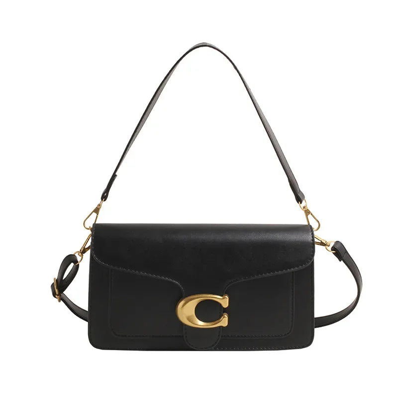 Borsa a Tracolla Minimalista da Donna | Scomparti Multipli e Stile Neutro