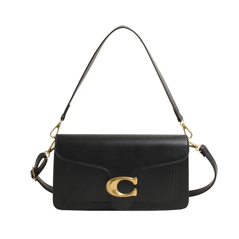 Borsa a Tracolla Minimalista da Donna | Scomparti Multipli e Stile Neutro