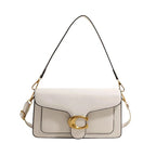 Borsa a Tracolla Minimalista da Donna | Scomparti Multipli e Stile Neutro