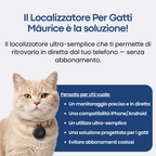 Māurice Trace™ Gatti – Il Localizzatore GPS N°1 Senza Abbonamento