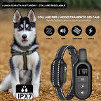 Collare per Addestramento Cani Elettrico con Telecomando – Impermeabile, 16 Livelli di Stimolazione, Portata 1000m, Modalità Beep e Vibrazione