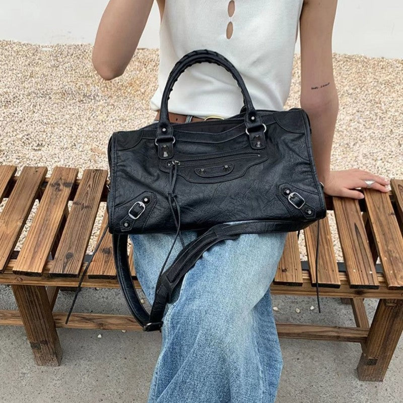 Astrid - Borsa Casual Multi-Zip con Tracolla