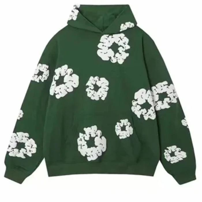 Caleb – Completo con Felpa Floreale a Maniche Lunghe e Pantaloni a Gamba Larga