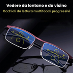 Occhiali Progressivi Intelligenti Tedeschi – Visione Chiara e Confortevole a Tutte le Distanze