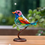 Decorazione per finestra a forma di uccello