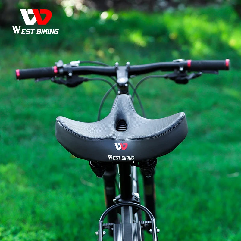 Sella per Bici Ultra-Comfort con Imbottitura Ergonomica e Design Traspirante – VeloraRide