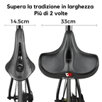 Sella per Bici Ultra-Comfort con Imbottitura Ergonomica e Design Traspirante – VeloraRide
