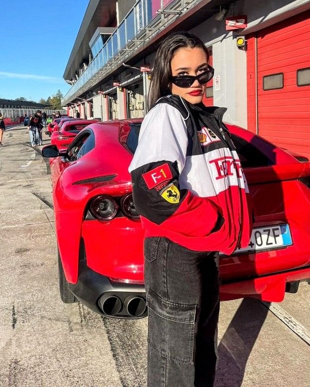 Giacca Vintage Ferrari – Unisex – Retro