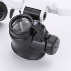 Occhiali ingranditori professionali | Illuminazione LED e 3 livelli di ingrandimento
