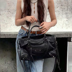 Astrid - Borsa Casual Multi-Zip con Tracolla