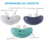 Macchina CPAP micro per l'apnea del sonno da viaggio e contro il russare - Alternativa al CPAP