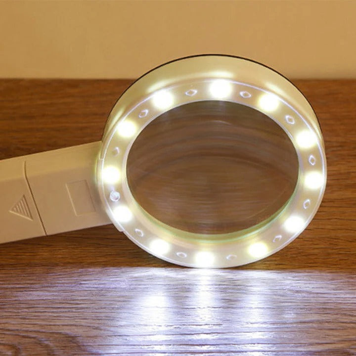 Lente d'Ingrandimento di Precisione 30X con Luce LED per Ispezioni Dettagliate