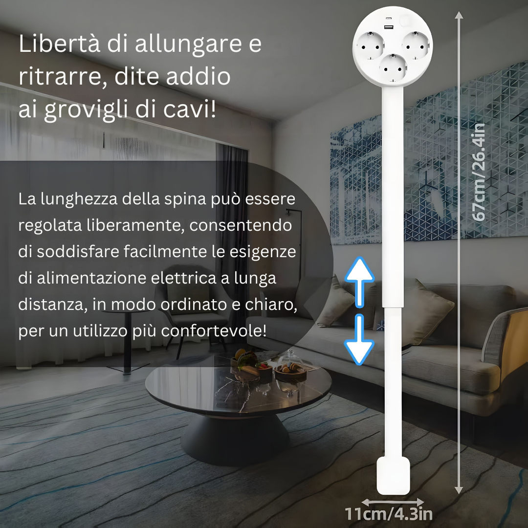PlugReach | La presa allungabile intelligente e stilosa per una casa moderna