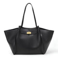 LYRA – Borsa a mano grande in pelle PU nera