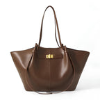 LYRA – Borsa a mano grande in pelle PU nera