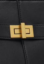 LYRA – Borsa a mano grande in pelle PU nera