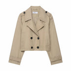 Trench Donna Elegante | Doppio Petto con Tasche Pratiche