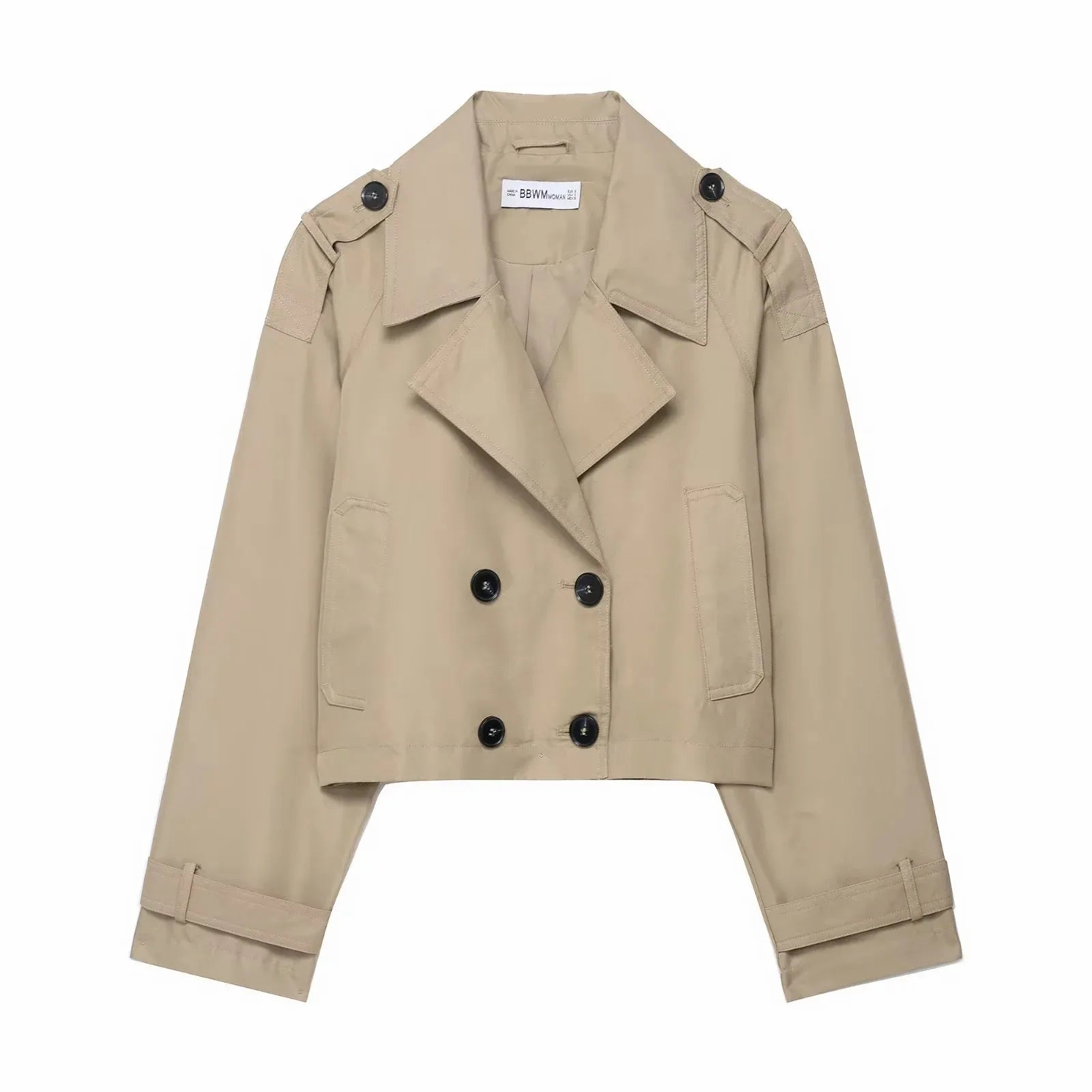 Trench Donna Elegante | Doppio Petto con Tasche Pratiche