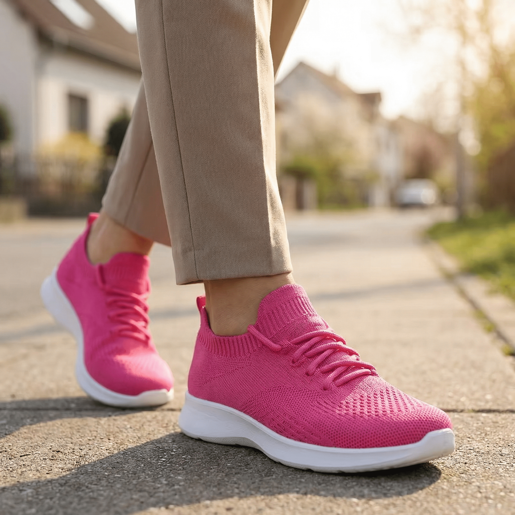 Aura Knit – Sneakers Slip - On Respirantes & Confort Quotidien - Maurice