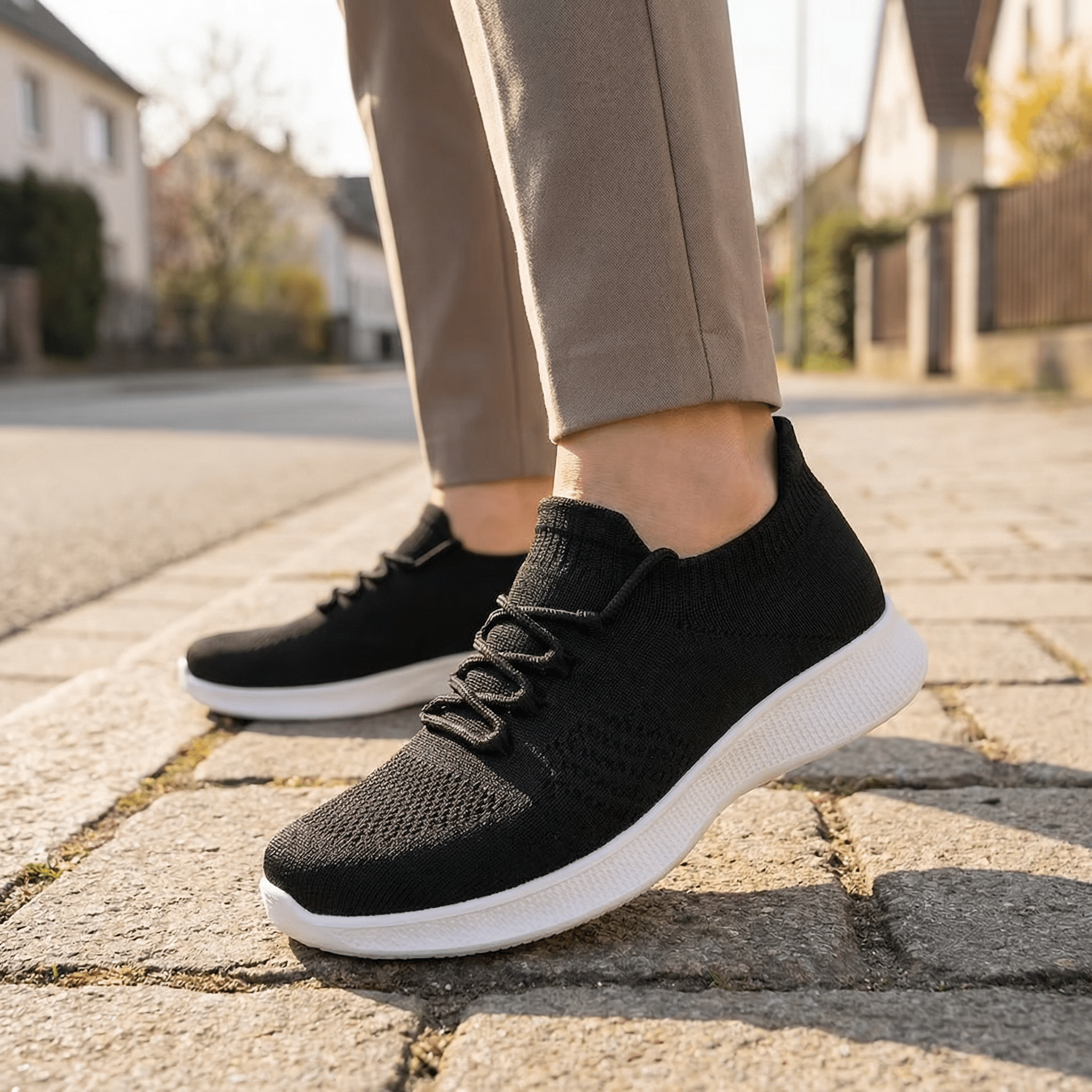 Aura Knit – Sneakers Slip - On Respirantes & Confort Quotidien - Maurice
