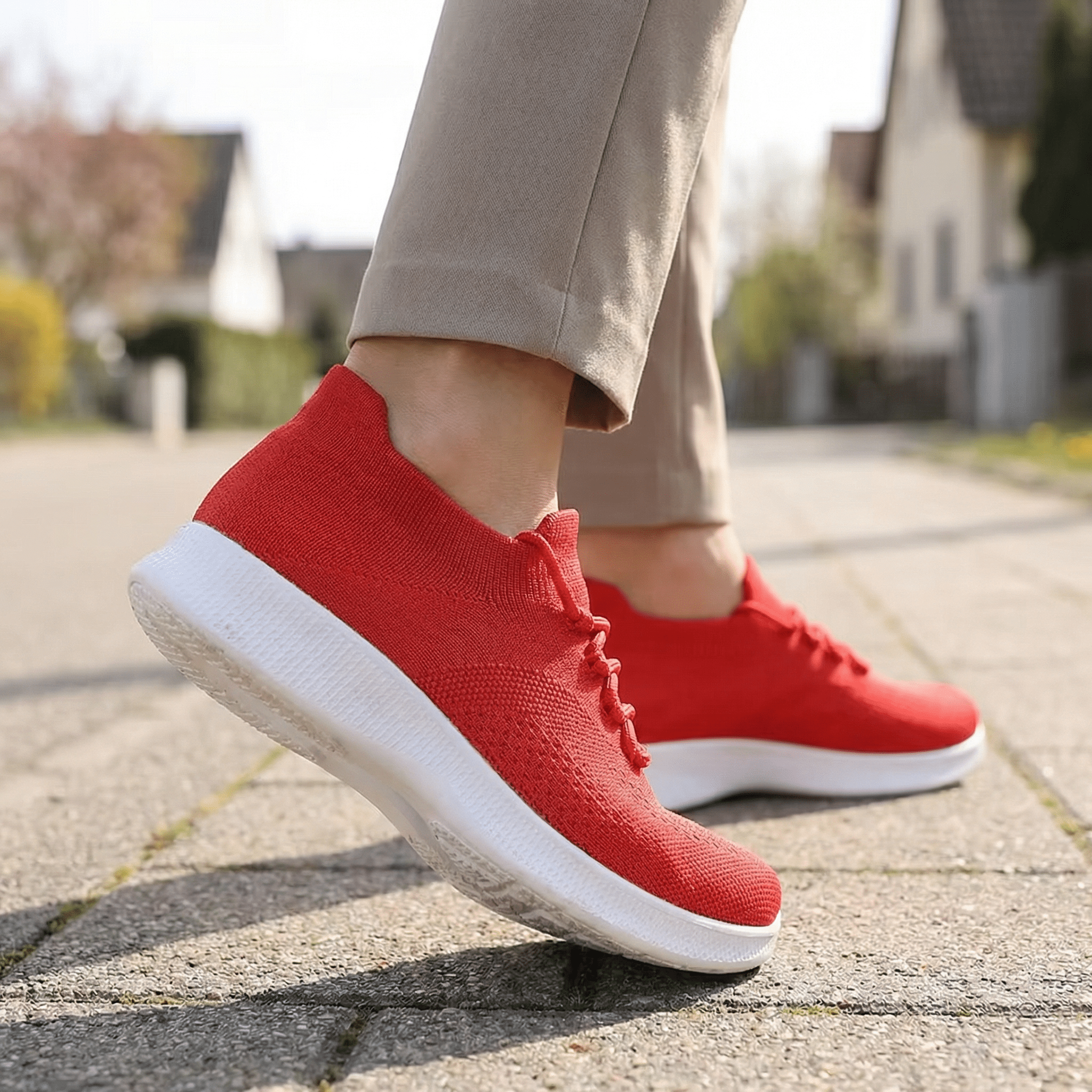 Aura Knit – Sneakers Slip - On Respirantes & Confort Quotidien - Maurice