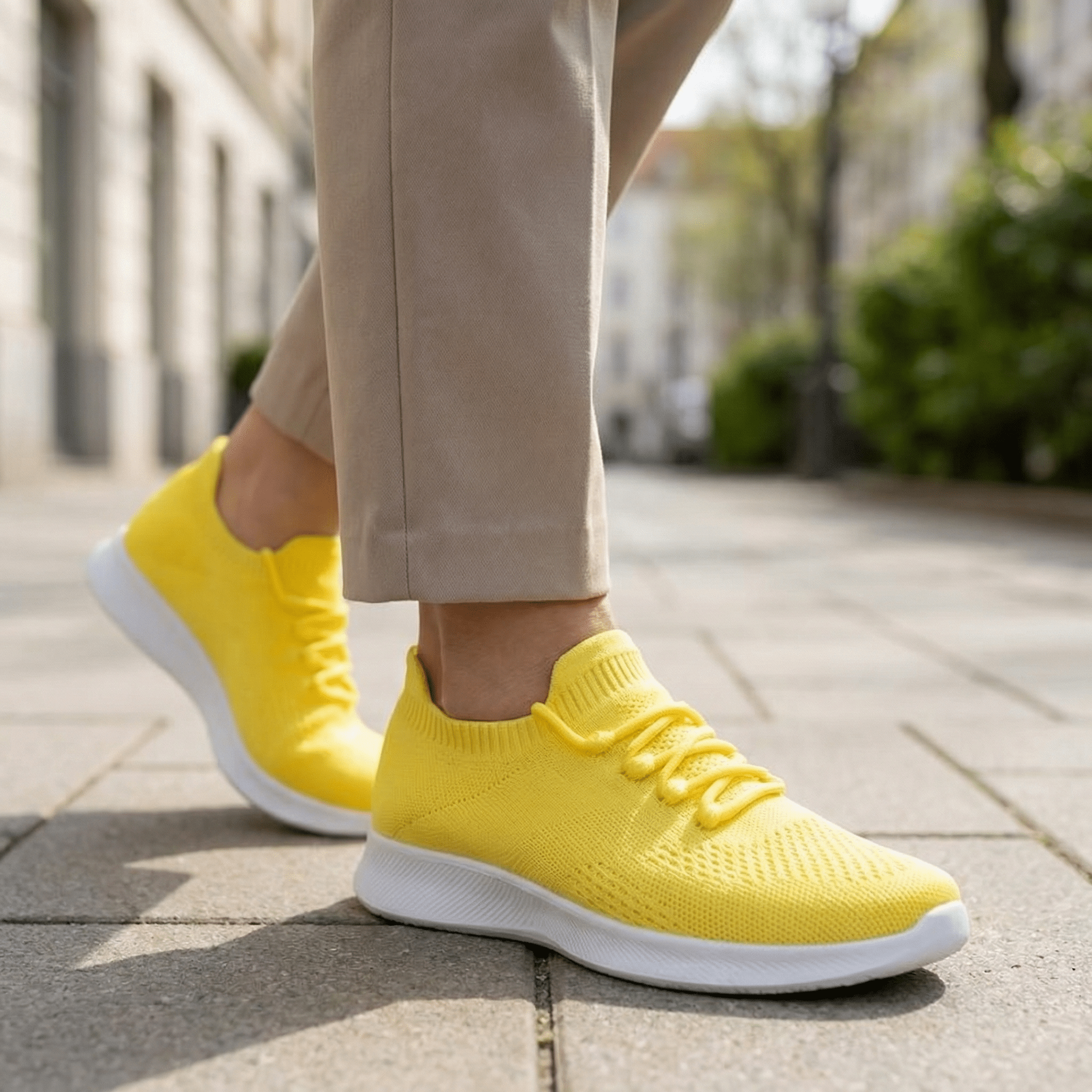 Aura Knit – Sneakers Slip - On Respirantes & Confort Quotidien - Maurice