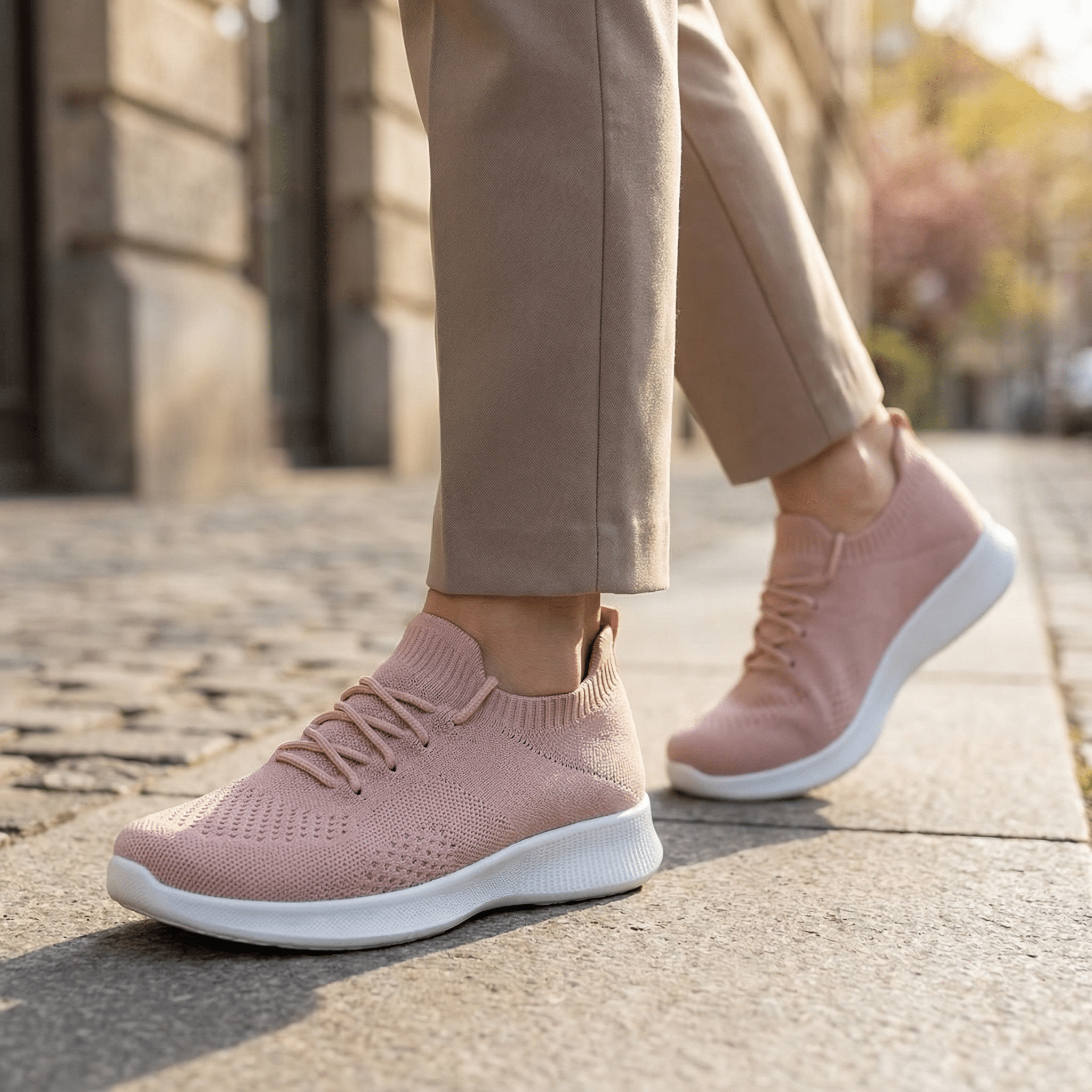 Aura Knit – Sneakers Slip - On Respirantes & Confort Quotidien - Maurice