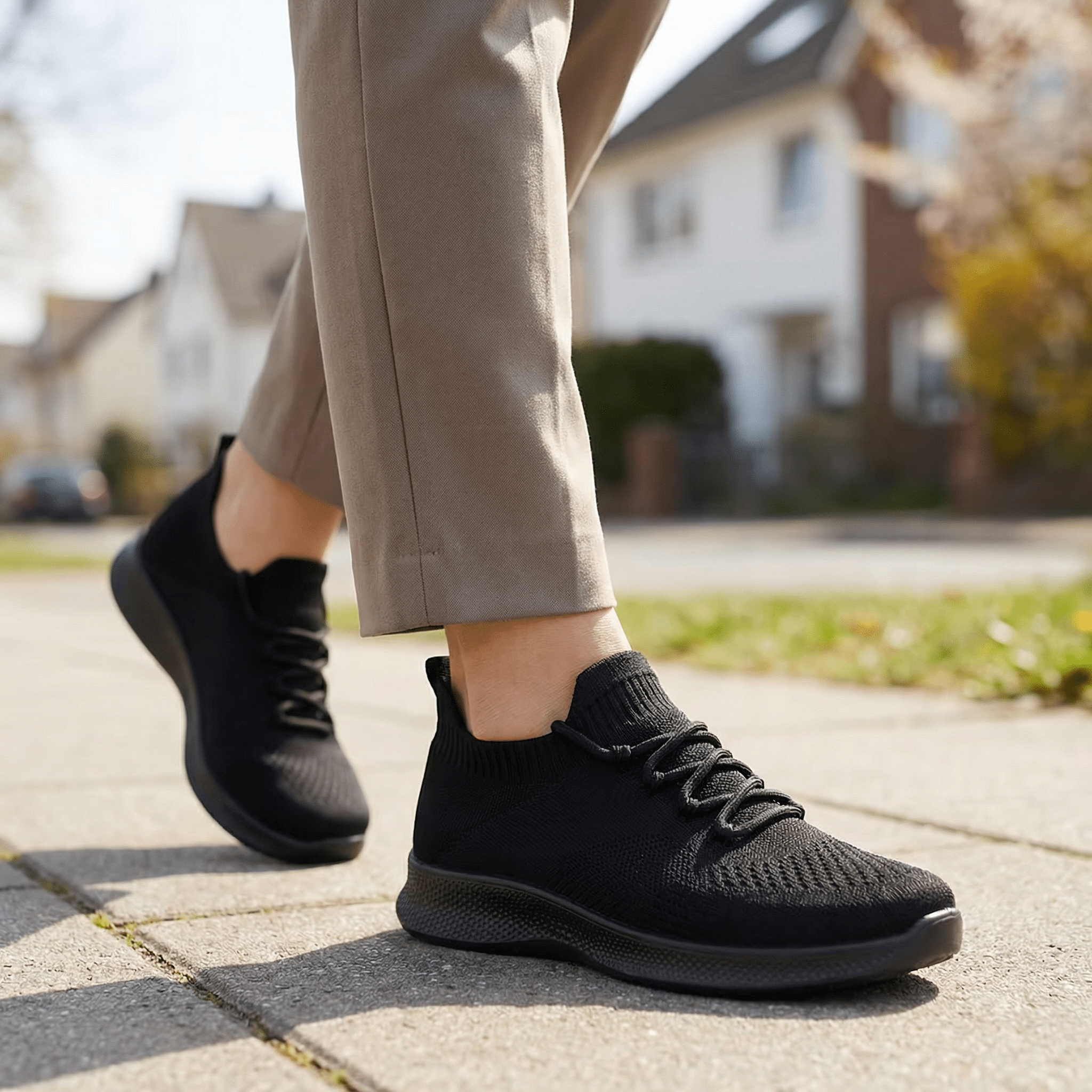 Aura Knit – Sneakers Slip - On Respirantes & Confort Quotidien - Maurice