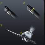 Bastone da Passeggio Automatico per Autodifesa per Sicurezza Urbana - Maurice