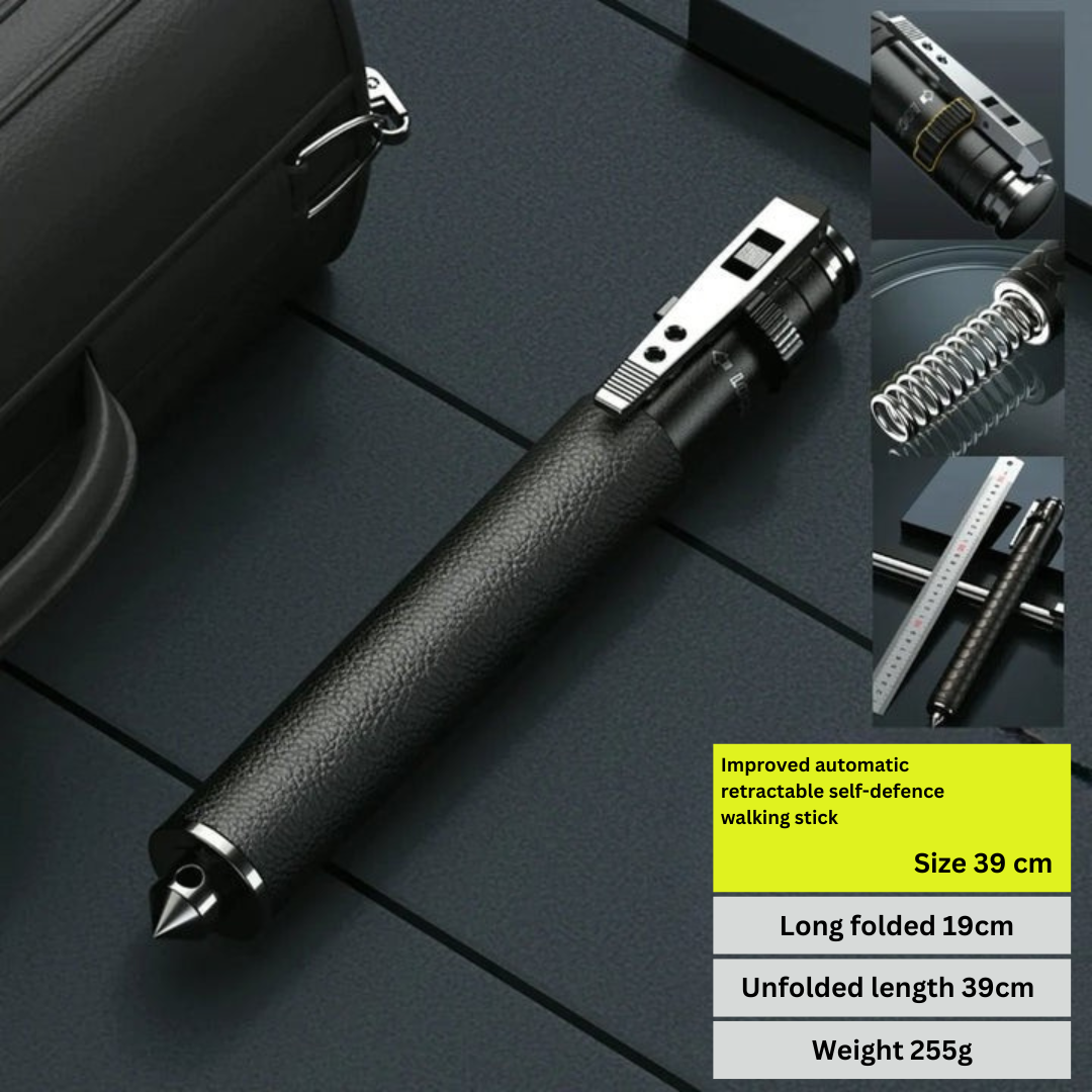 Bastone da Passeggio Automatico per Autodifesa per Sicurezza Urbana - Maurice
