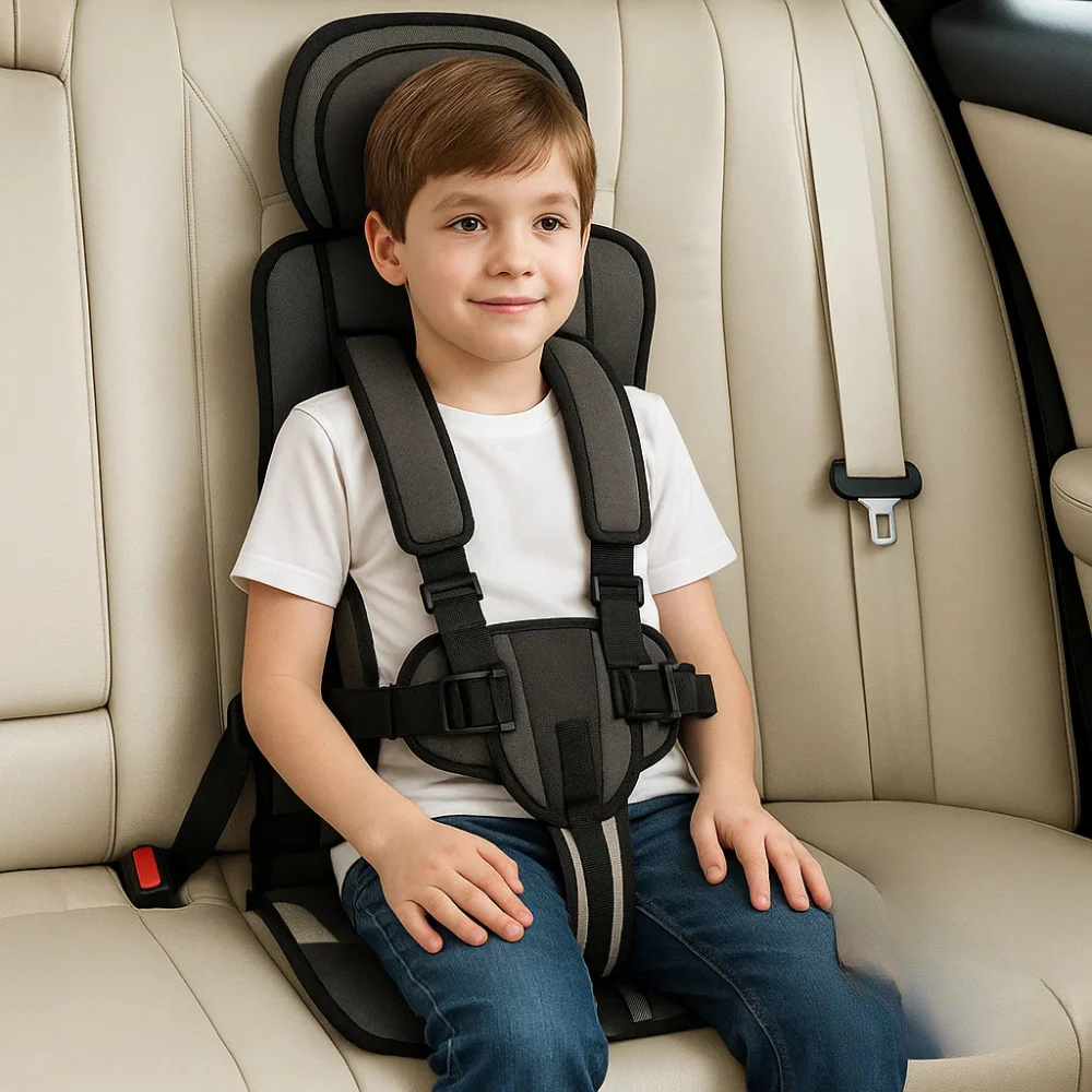 Rialzino da Viaggio | Seggiolino Auto per Bambini Comodo e Portatile (1-14 Anni)