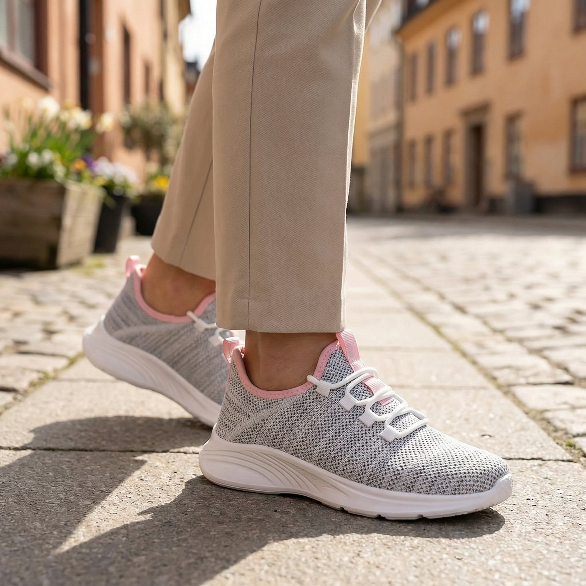 Cloud Mesh – Sneakers Légères en Maille Chinée & Confort Absolu - Maurice