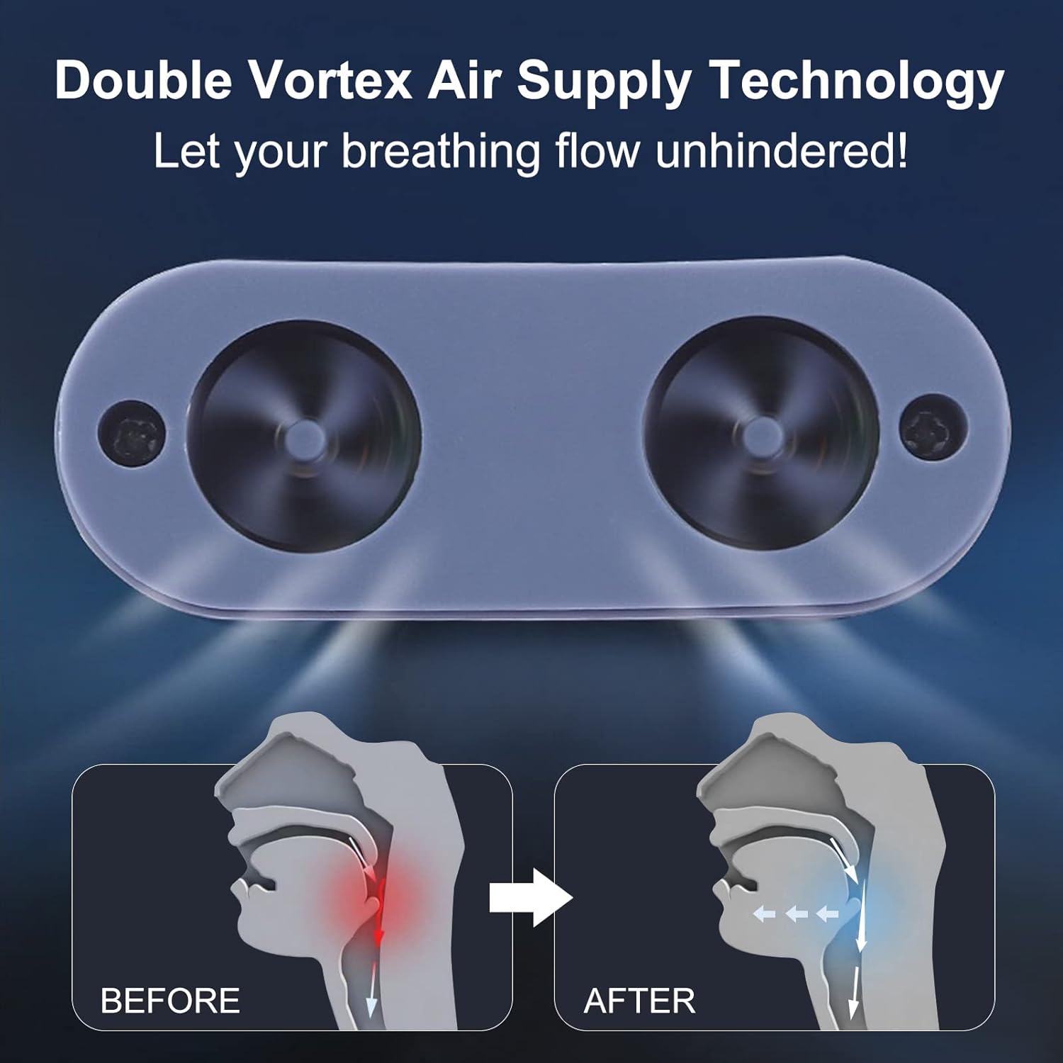 Micro CPAP Anti Russamento – Dispositivo per Apnea Notturna – Maurice