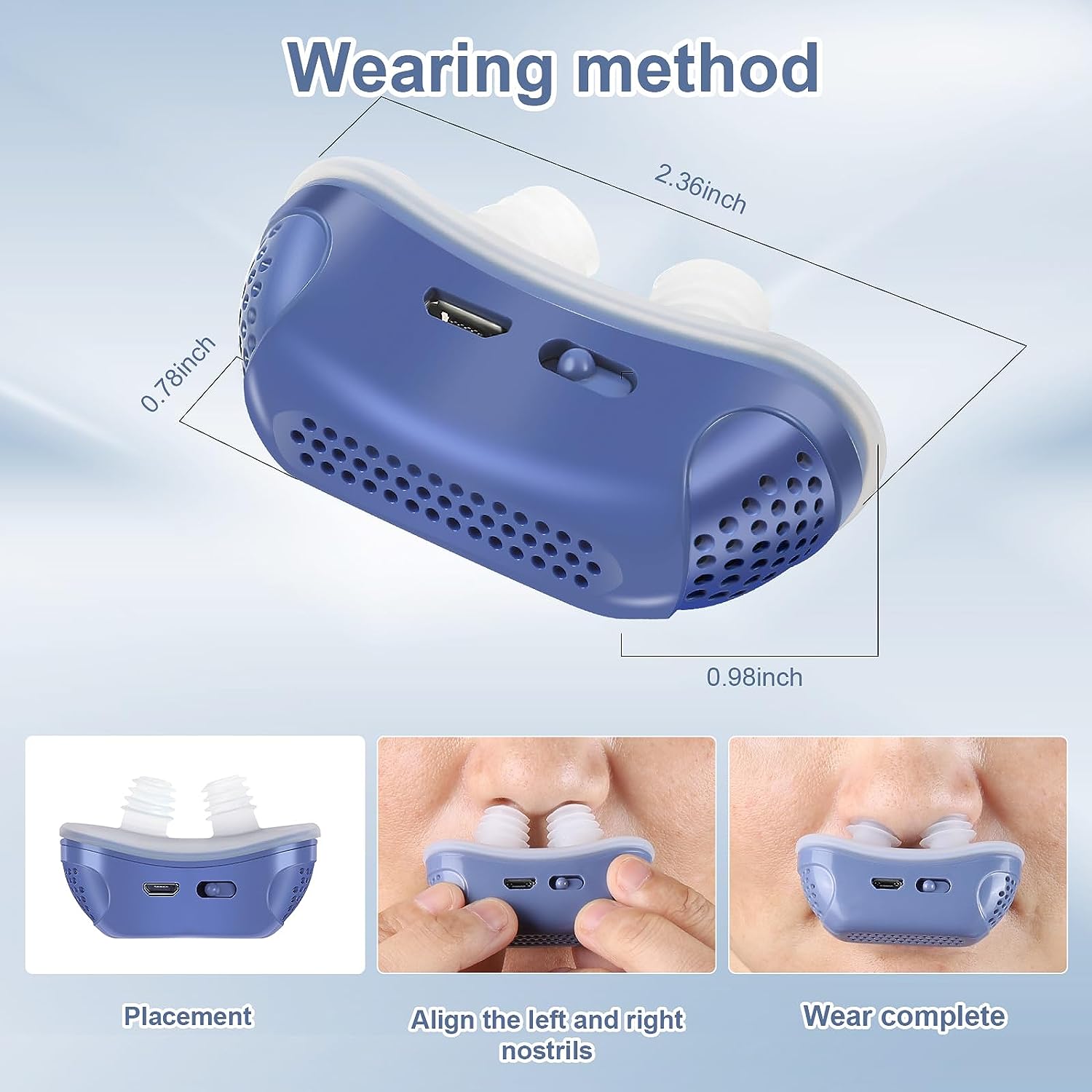 Micro CPAP Anti Russamento – Dispositivo per Apnea Notturna – Maurice