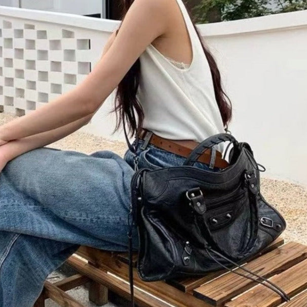 Astrid - Borsa Casual Multi-Zip con Tracolla