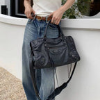 Astrid - Borsa Casual Multi-Zip con Tracolla