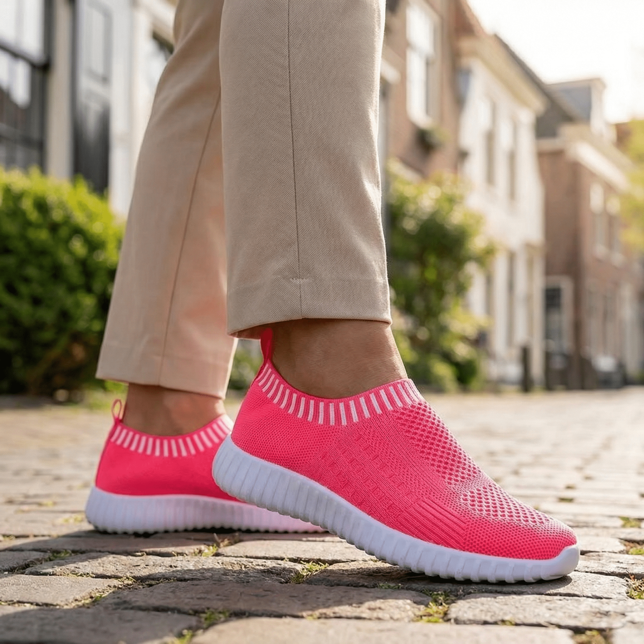 Flow Knit – Sneakers Slip - On Légères & Design Ergonomique - Maurice
