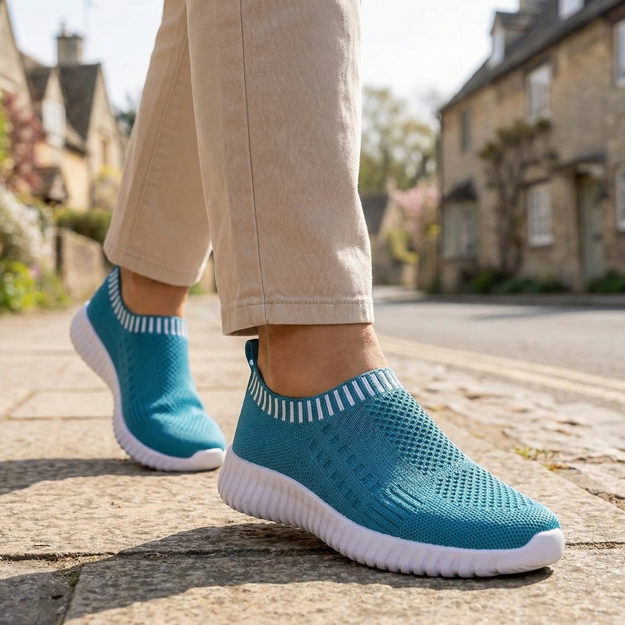 Flow Knit – Sneakers Slip - On Légères & Design Ergonomique - Maurice
