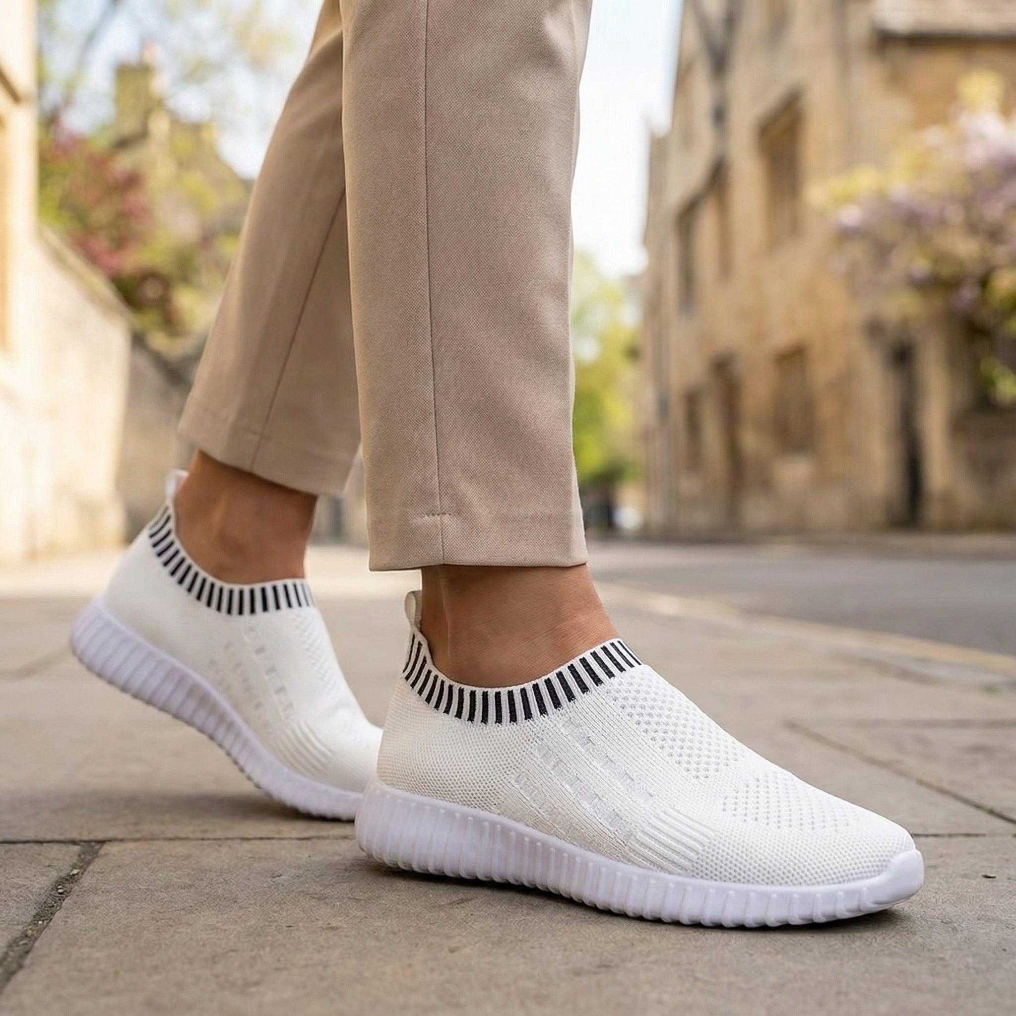 Flow Knit – Sneakers Slip - On Légères & Design Ergonomique - Maurice