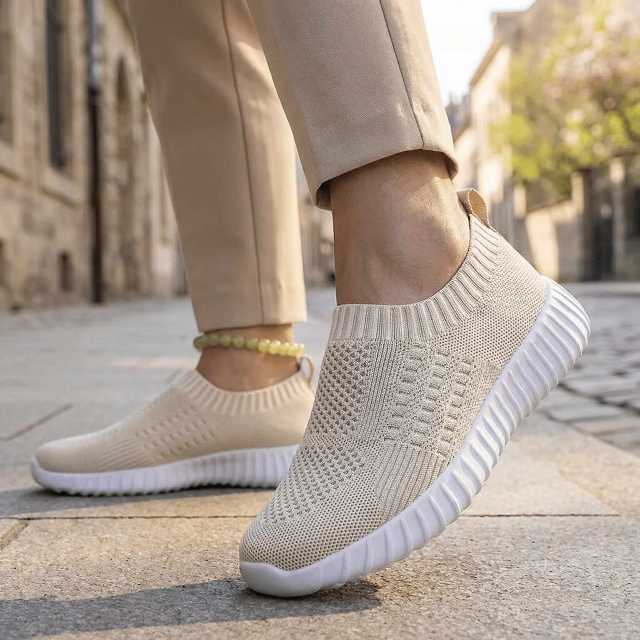Flow Knit – Sneakers Slip - On Légères & Design Ergonomique - Maurice