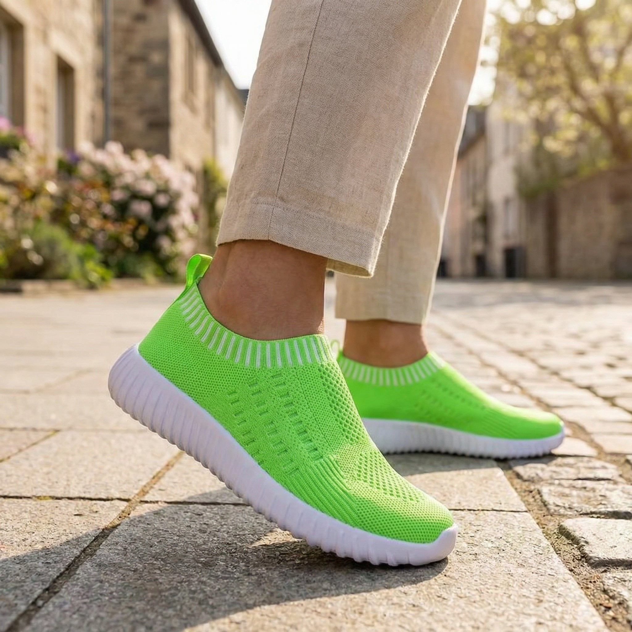 Flow Knit – Sneakers Slip - On Légères & Design Ergonomique - Maurice