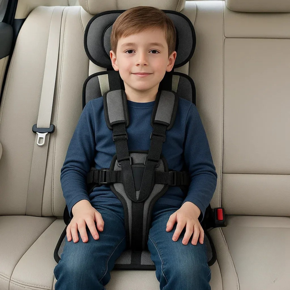 Rialzino da Viaggio | Seggiolino Auto per Bambini Comodo e Portatile (1-14 Anni)
