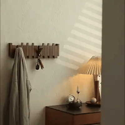 Primo | Appendiabiti in legno a forma di pianoforte | Design elegante | Legno durevole