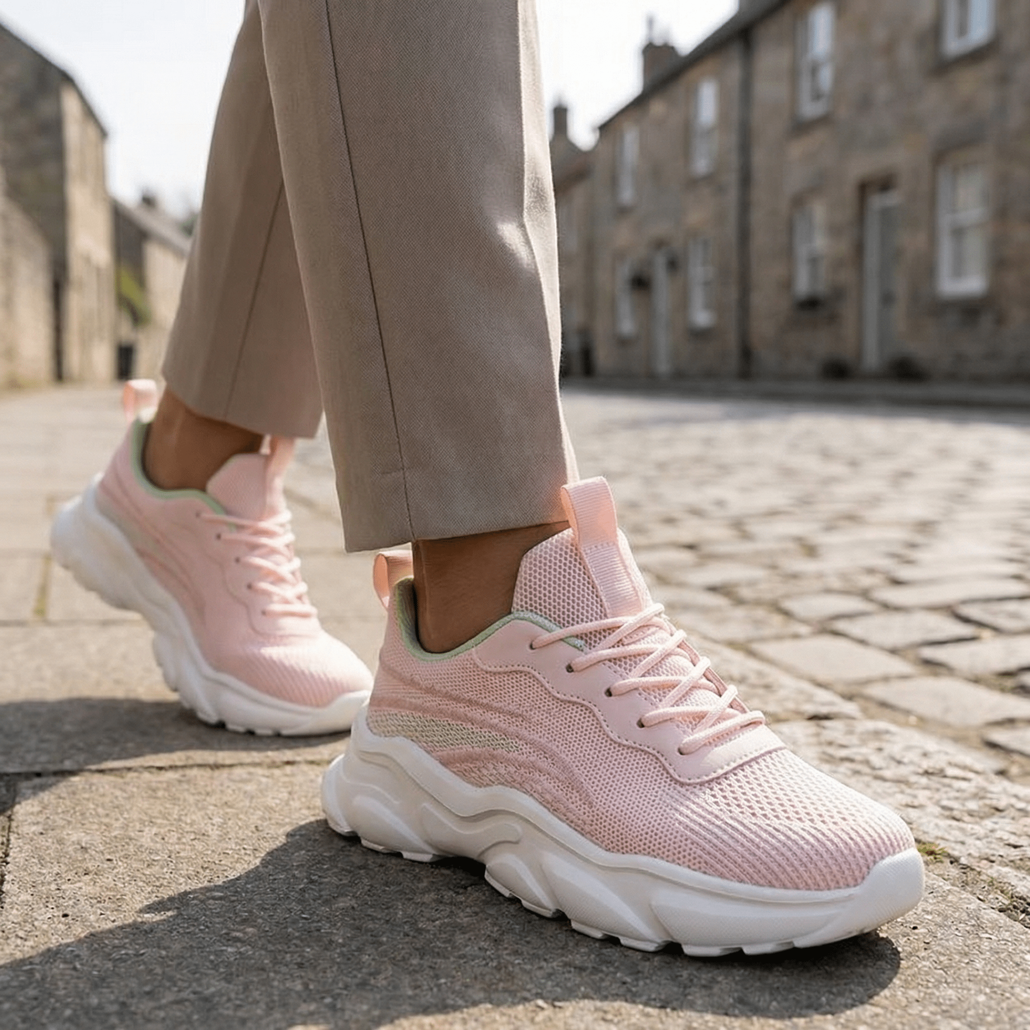 Kyra Dynamic – Sneakers Légères en Maille & Semelle de Soutien Articulée - Maurice