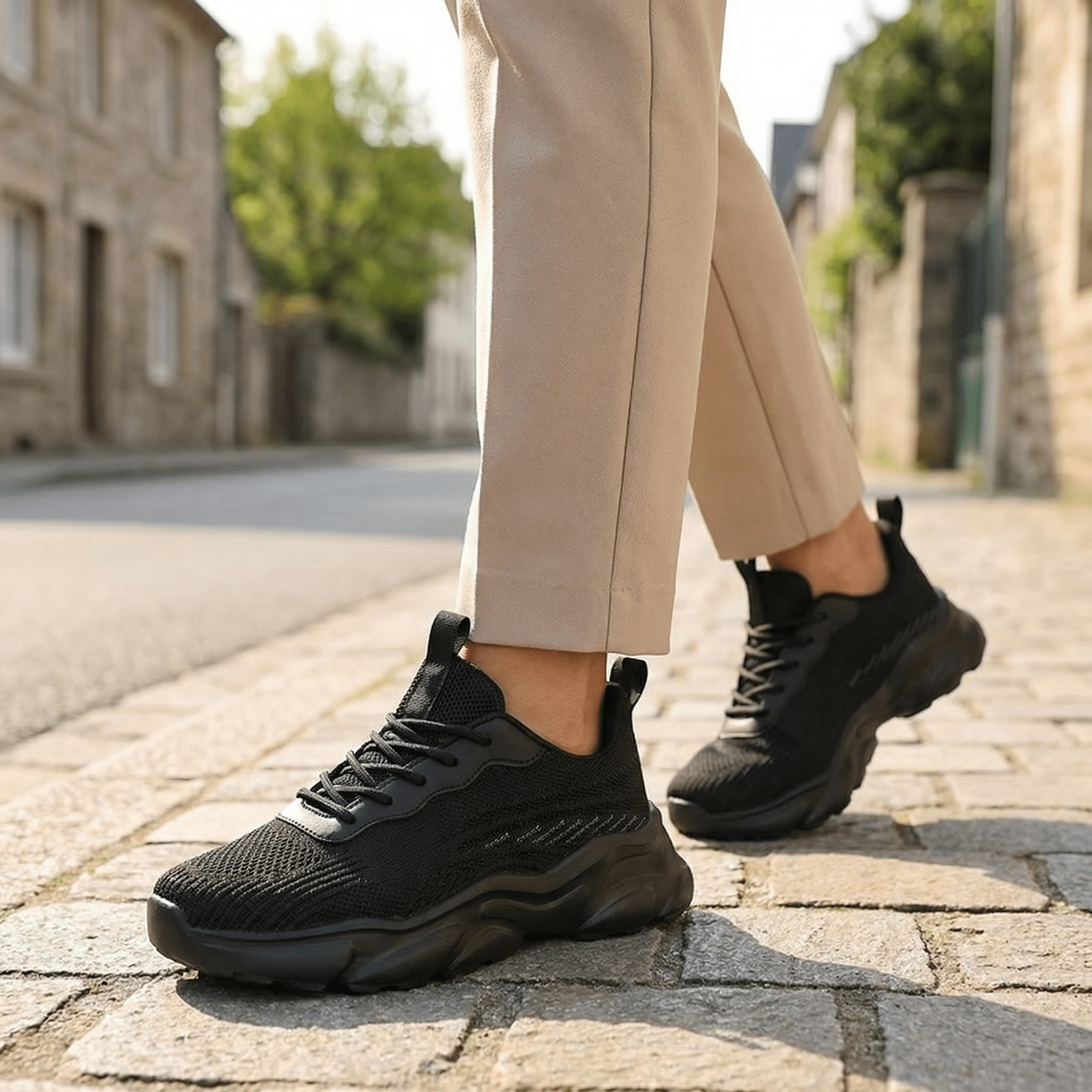 Kyra Dynamic – Sneakers Légères en Maille & Semelle de Soutien Articulée - Maurice