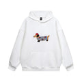 Milo | Felpa unisex oversize con ricamo Bassotto