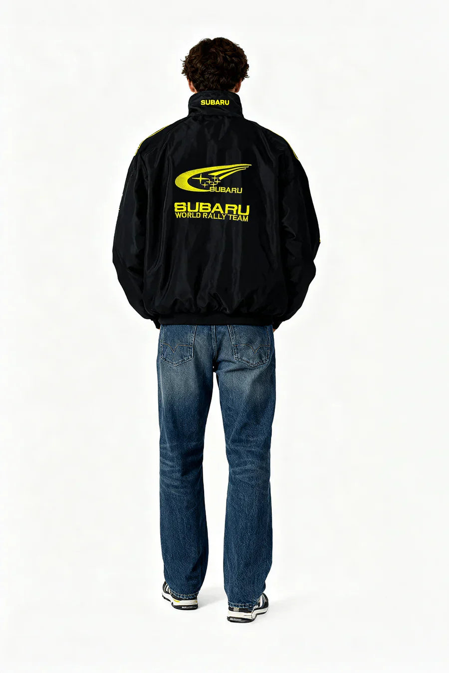 Giacca Subaru Rally Vintage Racing – Edizione Nera – Unisex – Retrò