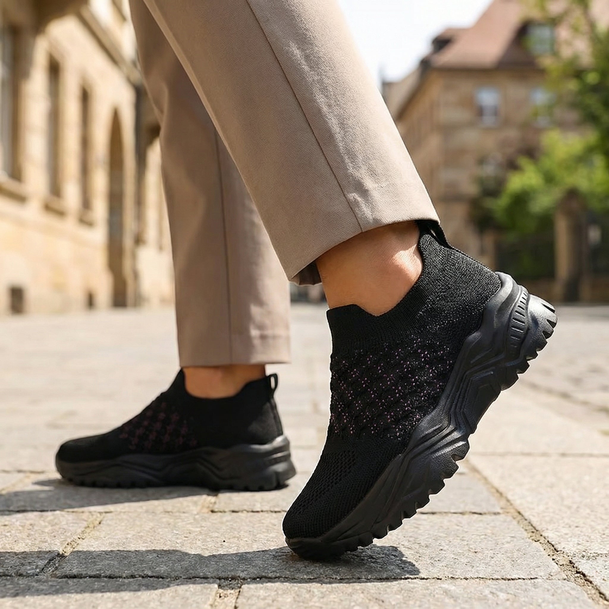 Terra - Flex – Sneakers Slip - on à Semelle Articulée & Confort EVA - Maurice
