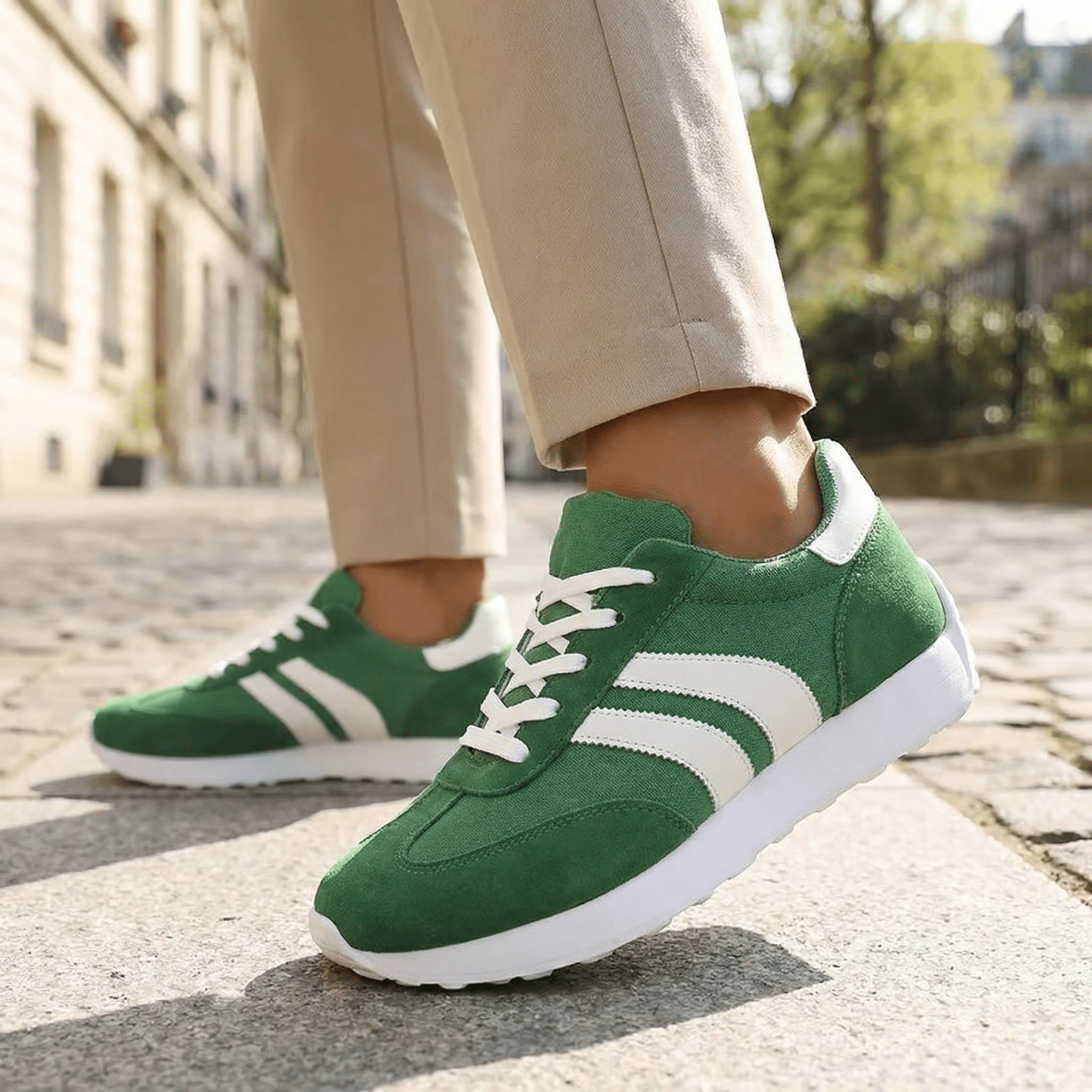 Varsity Retro – Sneakers Classiques Légères & Style Sportif Intemporel - Maurice